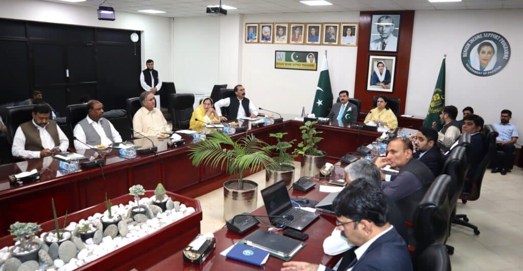 Chairperson BISP Senator Rubina Khalid meets Governor KP Faisal Karim Kundi