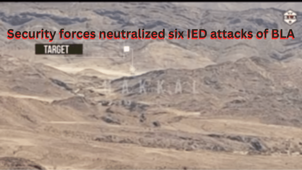 Security forces neutralized six IED attacks of BLA