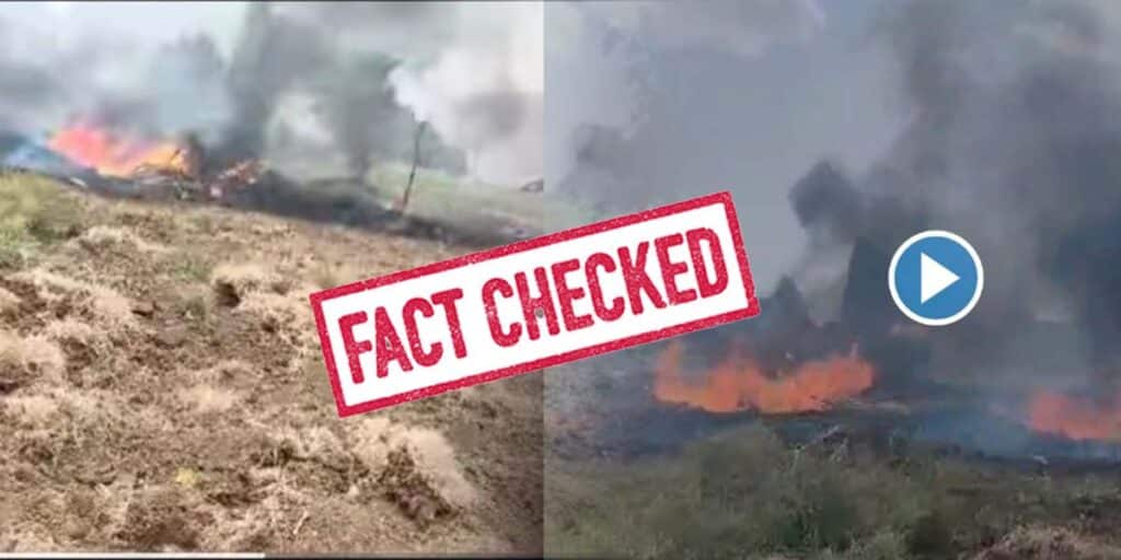 Fact Check: Indian propaganda uses own jet crash video to target Pakistan