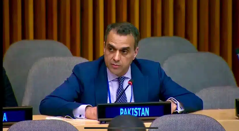 Pakistan blasts India at UN event over state terrorism in IIOJK