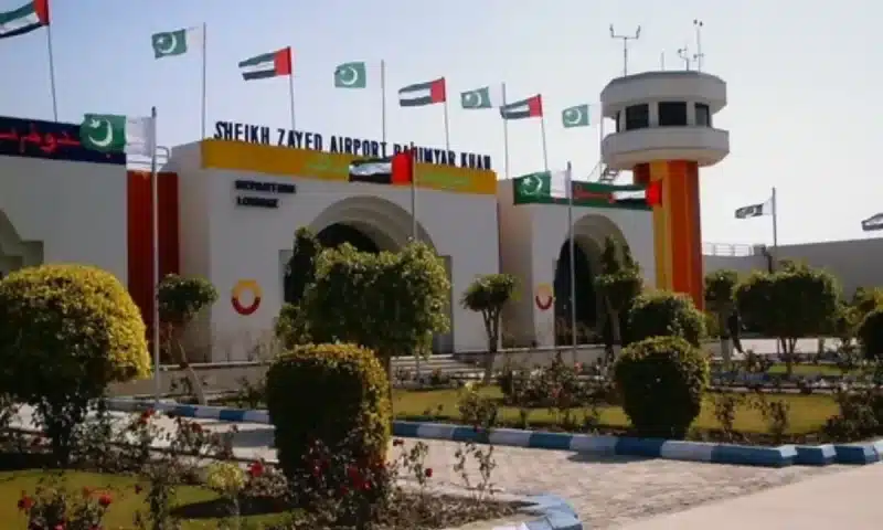 Coward India targets Sheikh Zayed Airport Rahim Yar Khan