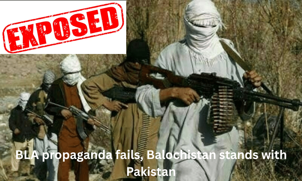 BLA propaganda fails, Balochistan stands with Pakistan