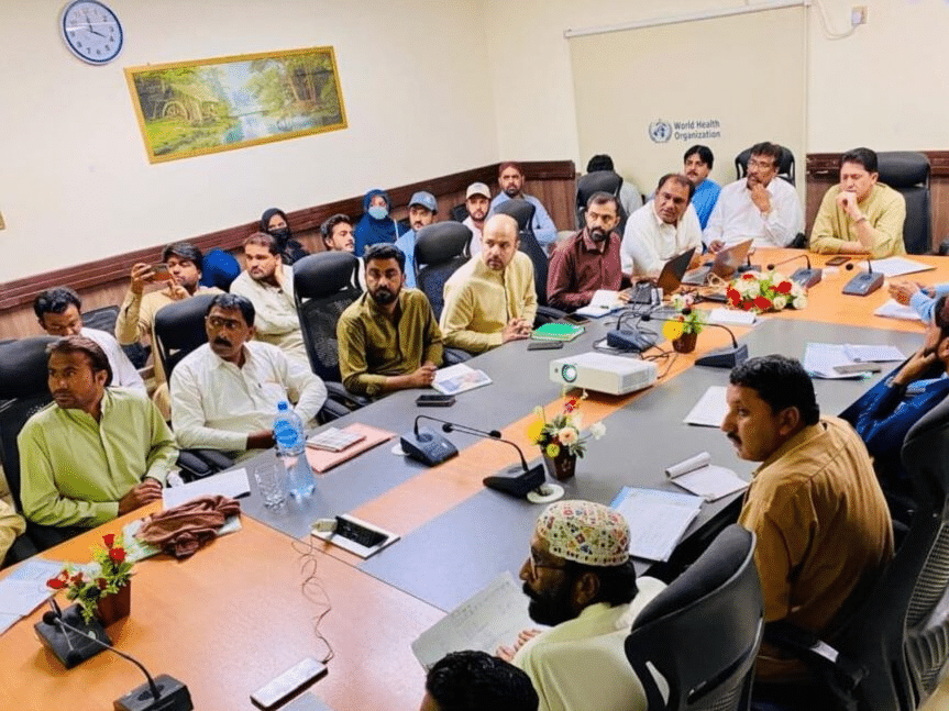 Naseerabad district admin reviews anti-polio campaign