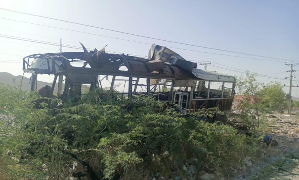 Indian proxies attack APS bus in Khuzdar: ISPR