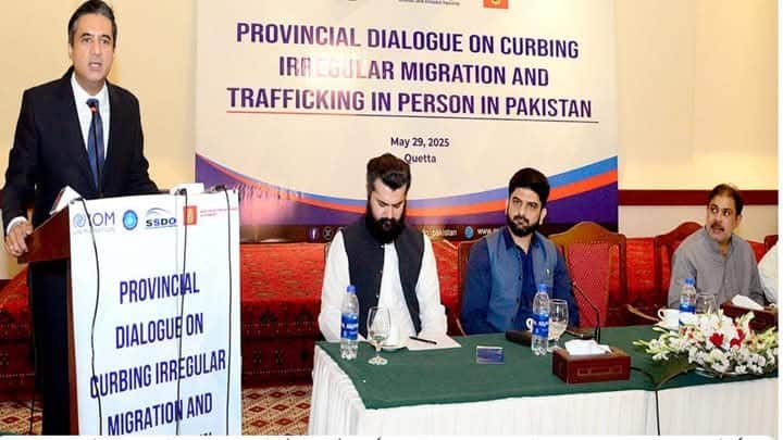 Dialogue held in Quetta to address irregular migration, trafficking in Pakistan