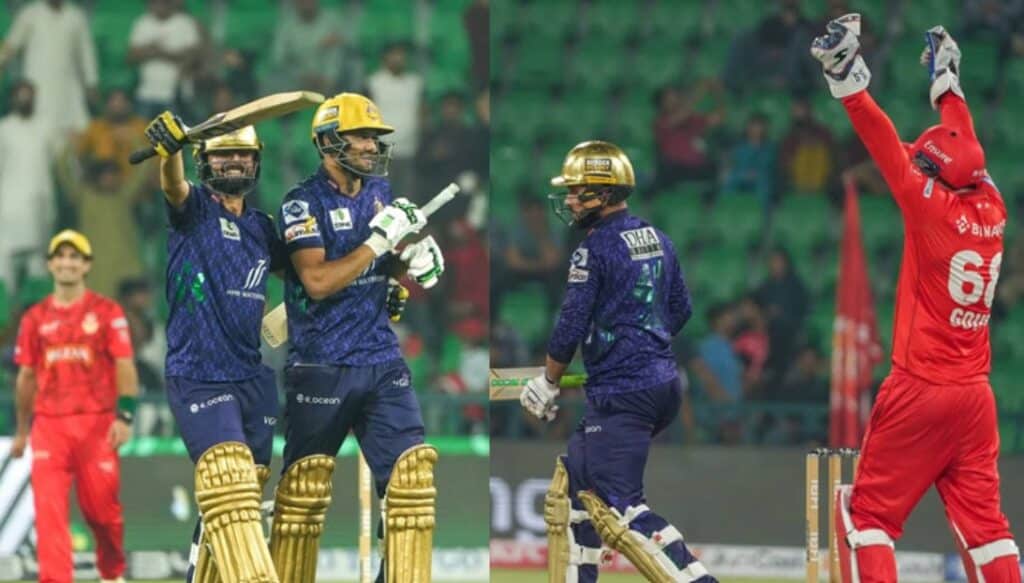 Quetta Gladiators beat Islamabad United by 2 wickets in a last over thriller
