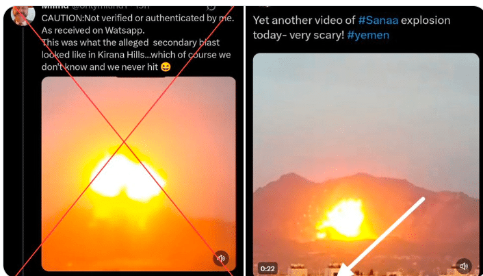 Fact Check: Viral ‘Kirana Hills blast’ video is actually from Yemen, not Pakistan