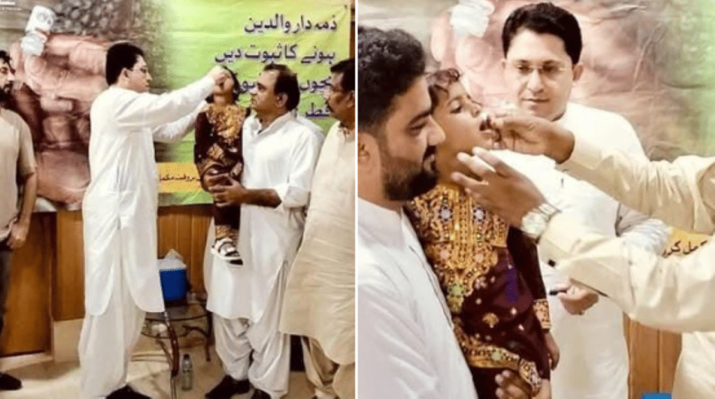 Polio eradication campaign launched by DC in Naseerabad
