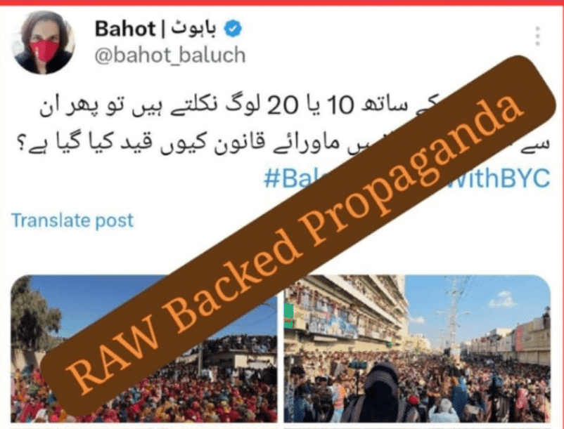 False missing persons narrative in Balochistan masks India-backed terrorism