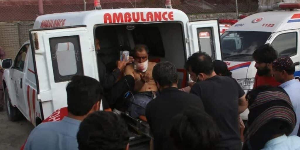 Two persons died in a road accident near Kalat