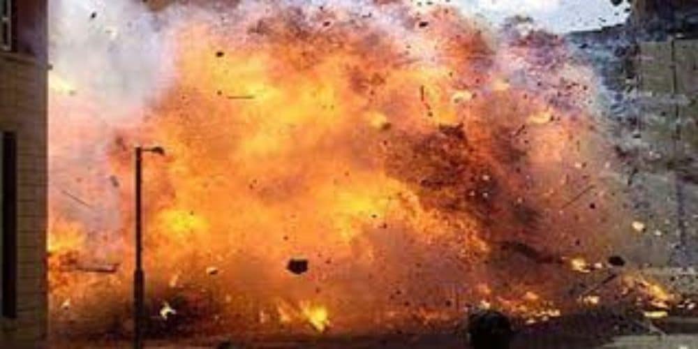 Two security personnel injured in bomb blast targeting convoy