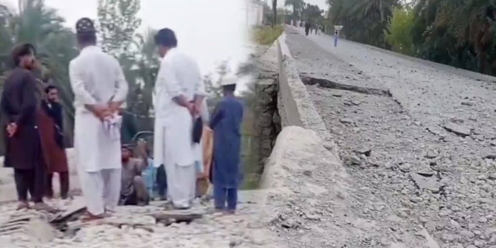 Fitna al Khawarij terrorists destroy bridge in North Waziristan