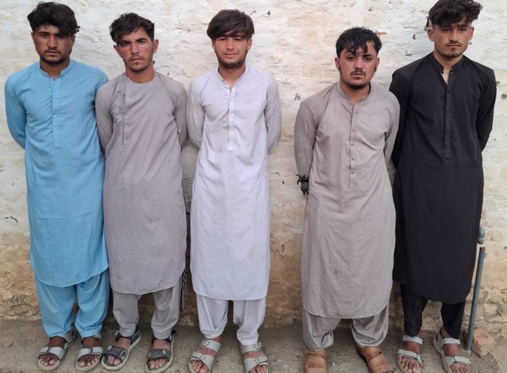 Security forces arrests five Fitna Al Khawarij at Pak-Afghan border