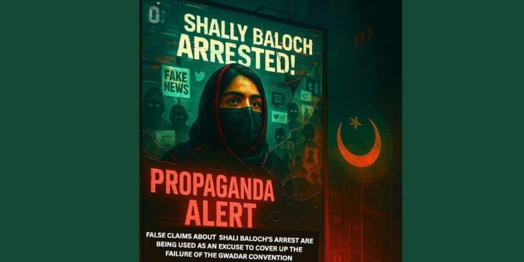 Propaganda exposed Dr. Shali Baloch arrest rumors false