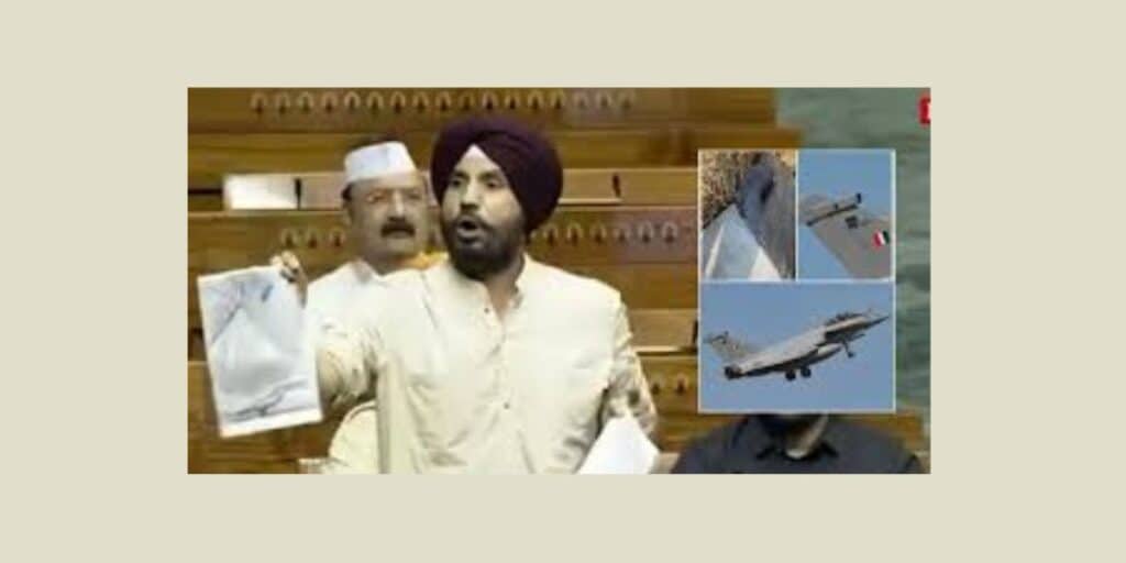 Indian MP Amarinder Singh stuns parliament with photos of Rafale wreckage