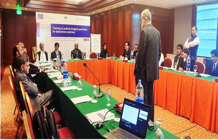 UNODC and EU organize Judicial Ethics Workshops in Quetta