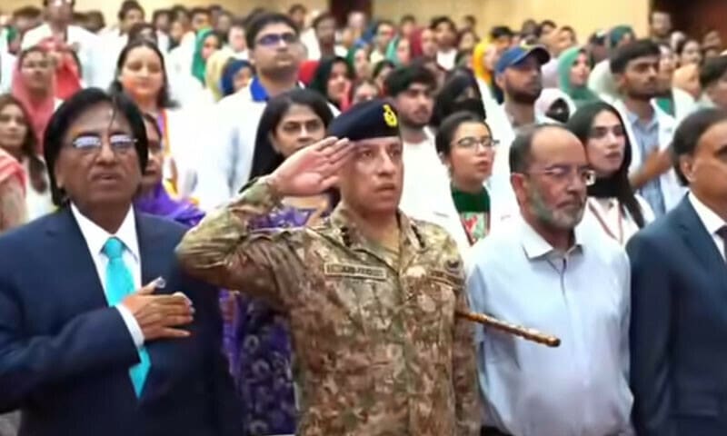 DG ISPR visits Rawalpindi Medical University