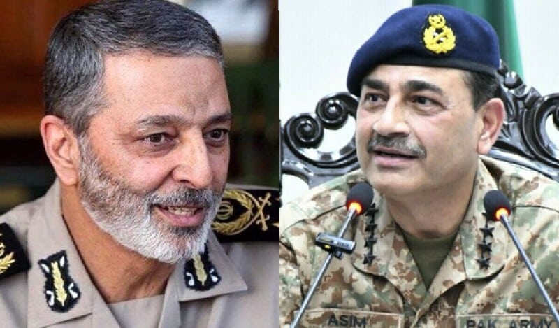 COAS, Iranian Military Chief vow joint action against terrorism