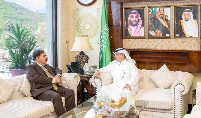 Saudi envoy meets Balochistan governor, discusses investment, mobility