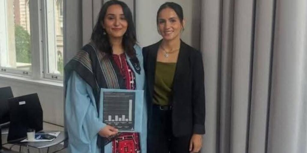 Sumaiya Baloch earns masters degree from Columbia University