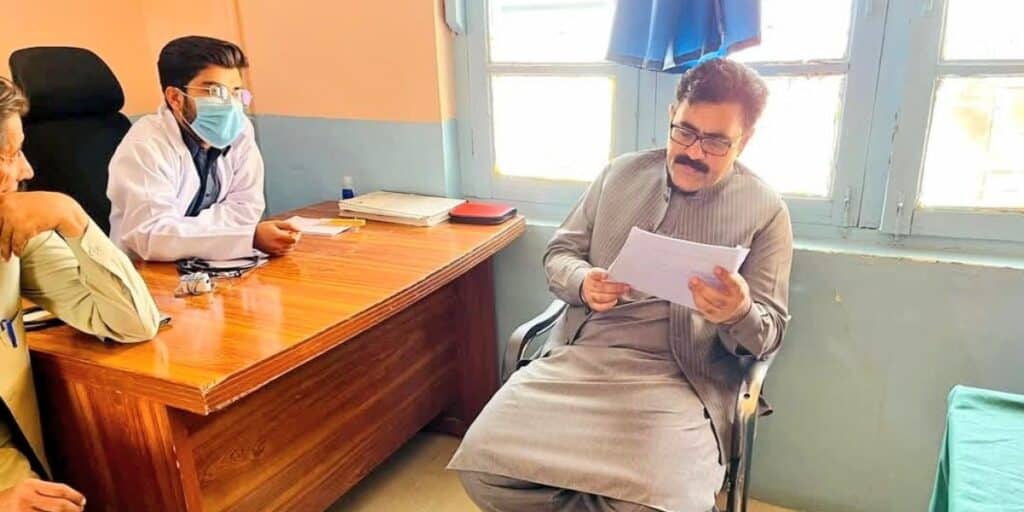Provincial Health Minister Bakht Muhammad Kakar Visits Civil Hospital Quetta