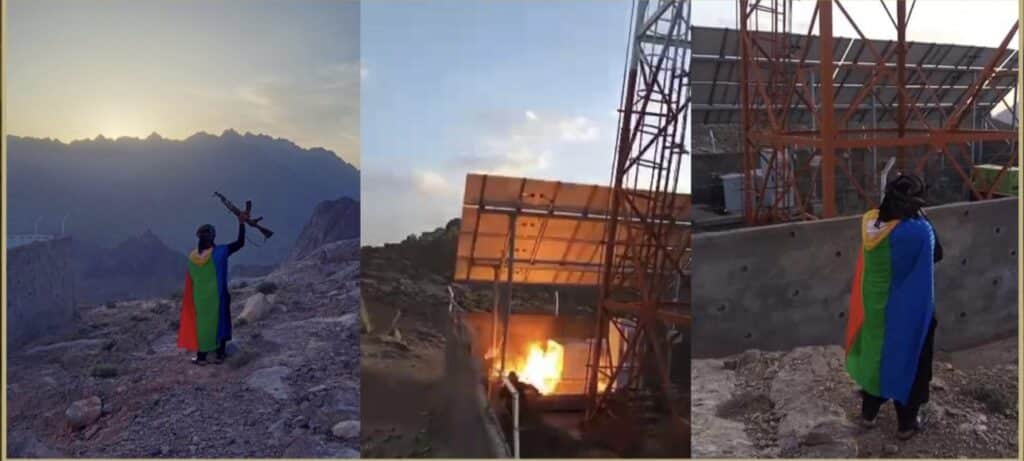 BLF claims responsibility for attack on Ufone tower in Balochistan