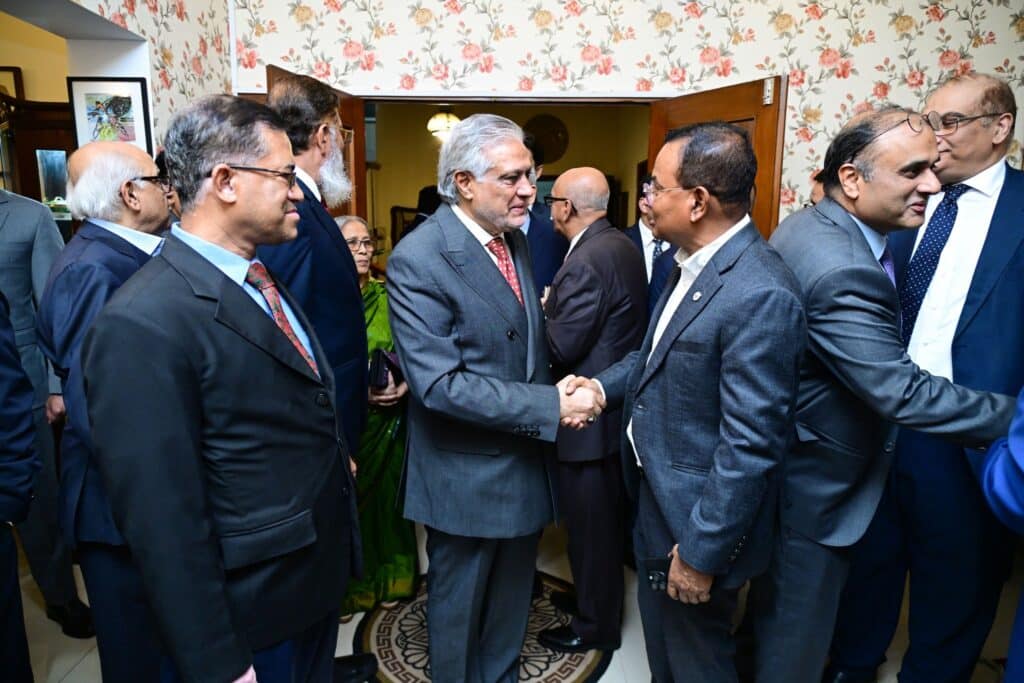 Dhaka: Deputy Prime Minister attends reception in his honour