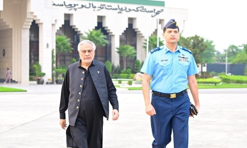 Ishaq Dar in Dhaka for two-day visit to reset ties with Bangladesh
