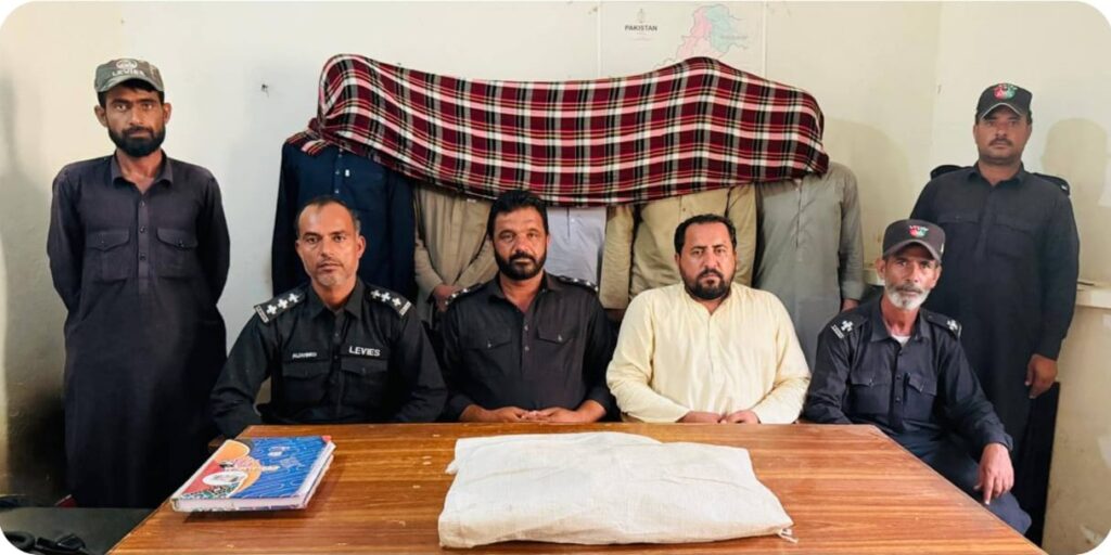 Levies Force seizes drugs worth millions in Khuzdar, five arrested