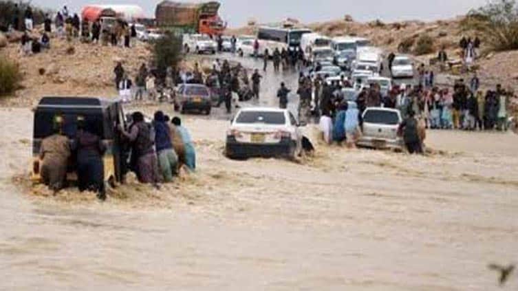 Two killed, 115 houses damaged as torrential rains hit Balochistan