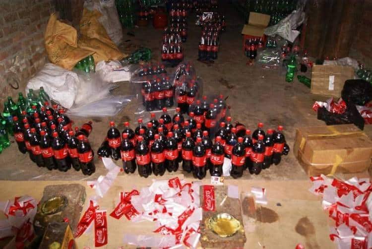 Illegal factory producing counterfeit soft drinks busted in Quetta
