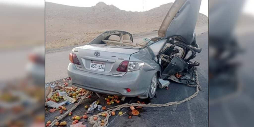 Five people died in an accident on highway near Surab