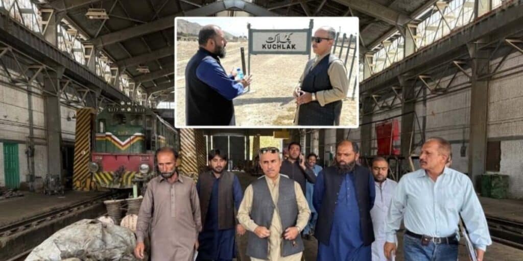 Work accelerated on train service from Sariab to Kuchlak