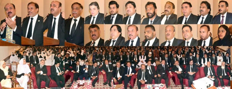 Senior lawyers' leaders have called for increasing Balochistan's share in the federal budget and quota in legal institutions to bring it on par with other provinces. They made these demands at a ceremony marking the joining of 323 Quetta lawyers into the Independent Lawyers Panel