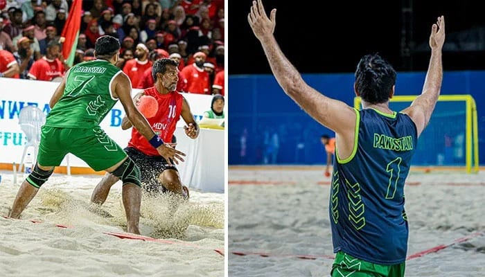 Pakistan Wins Third Straight Match at Commonwealth Beach Handball Championship