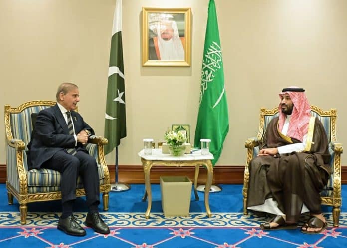 PM Shehbaz discusses bilateral relations with MBS in Doha