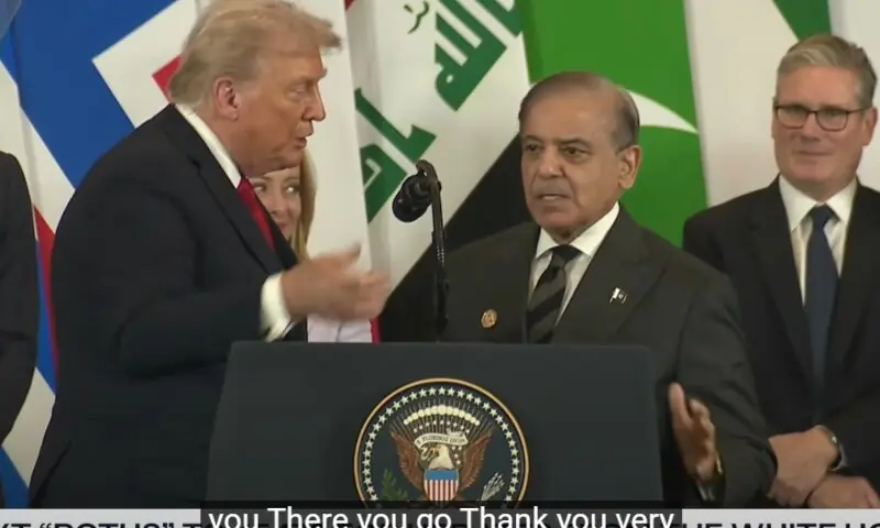 Trump thanks PM Shehbaz, ‘My Favourite’ Asim Munir for role in Gaza peace deal