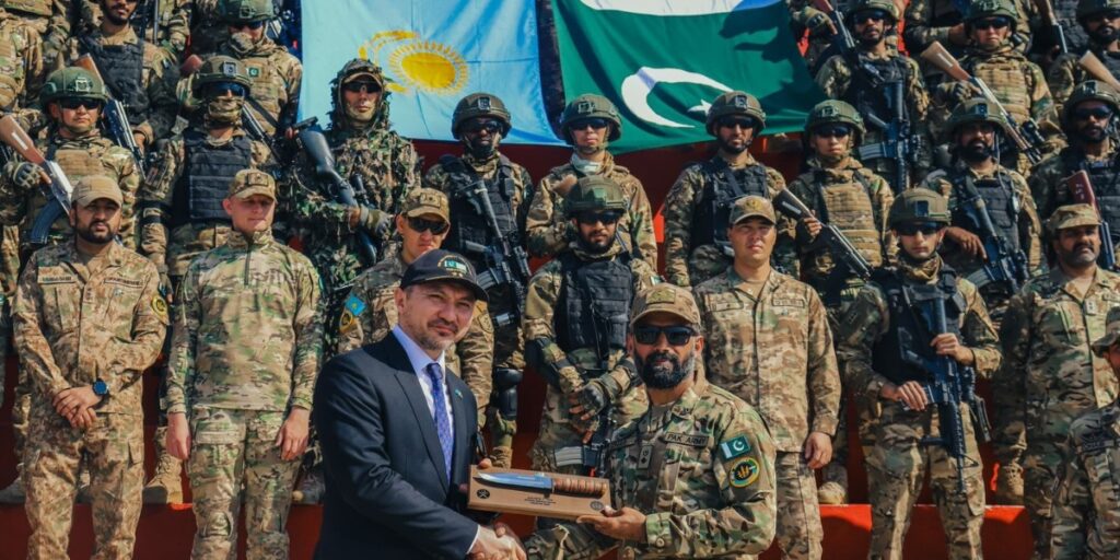 Pakistan and Kazakhstan launch a joint military exercise