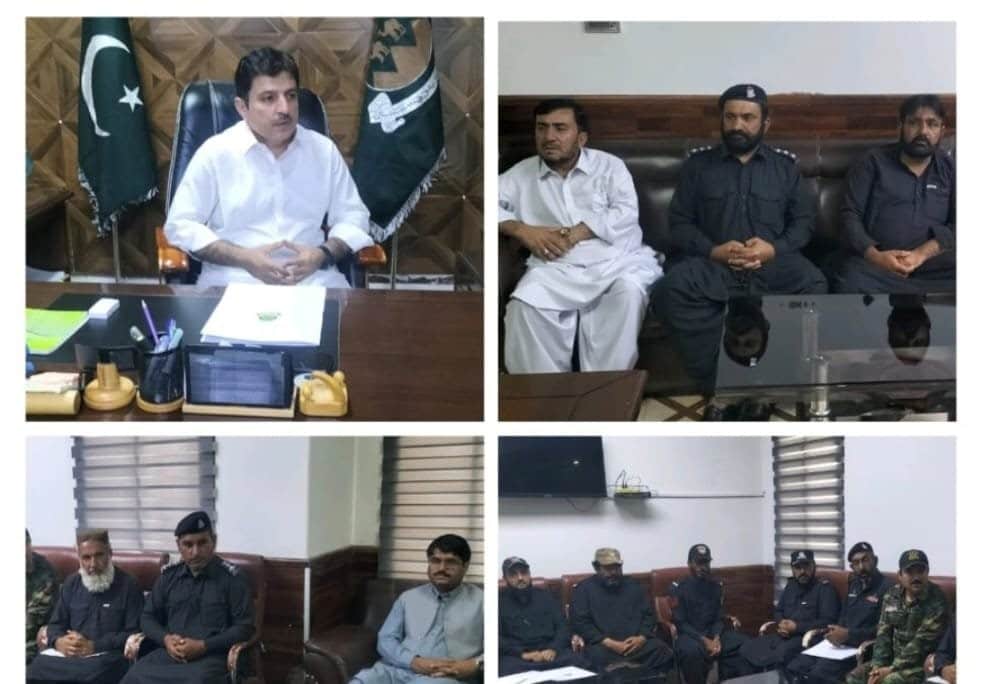 Security meeting held in Harnai to review law and order