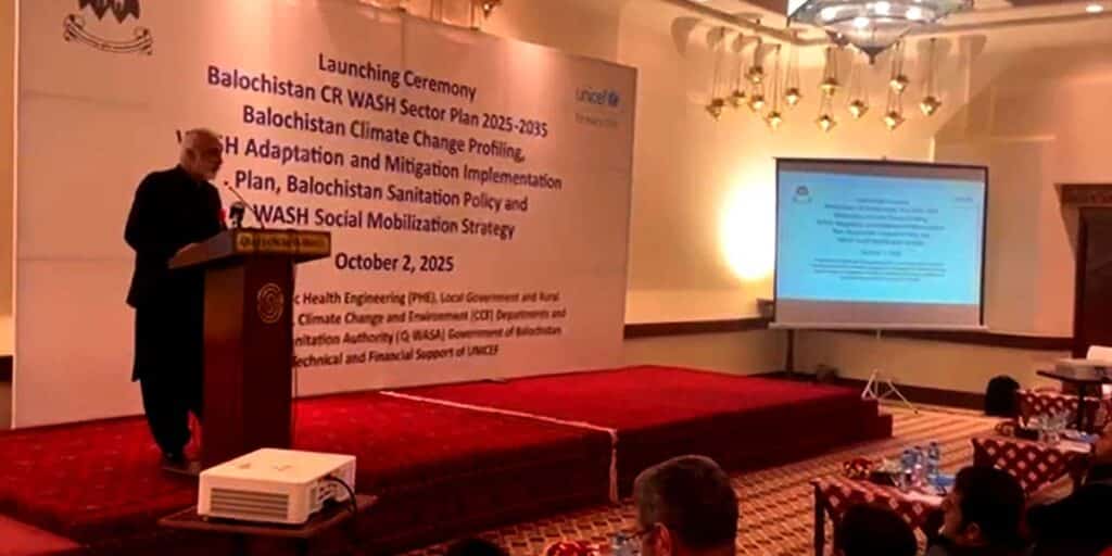 Balochistan launches Water, Sanitation Plan 2025–2035