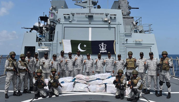 Pakistan Navy seizes $ 972m Worth of narcotics in North Arabian Sea