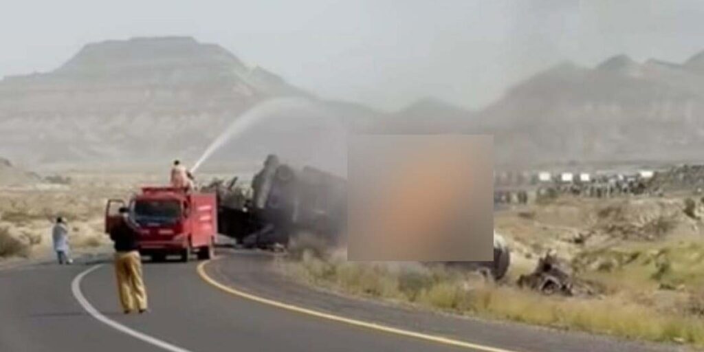 Five people died in road accident on Makran Coastal highway