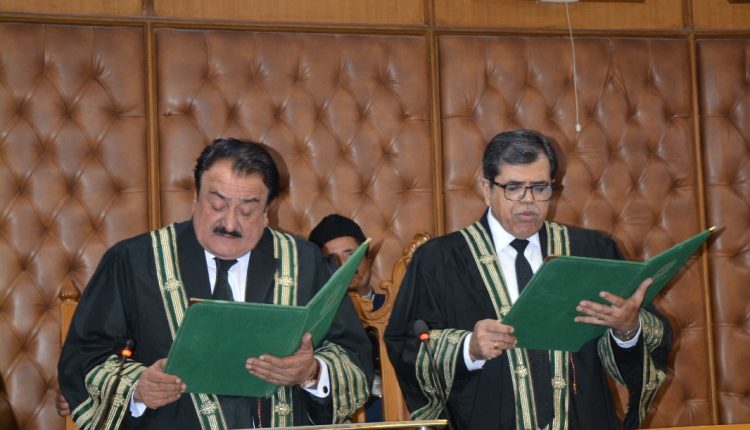 Justice Kamran khan Mulakhail Takes oath as Chief Justice BHC