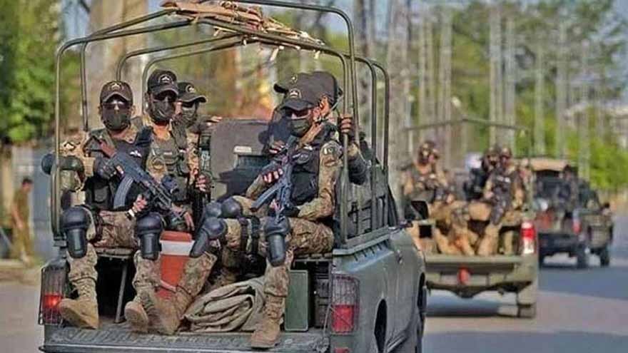 Forces kill 22 militants in DI khan area of KP