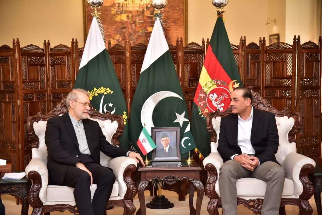 Iran’s NSC Secretary Meets Field Marshal at GHQ