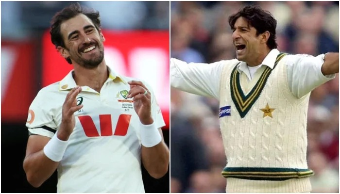 Starc pays a tribute to Wasim after breaking his record