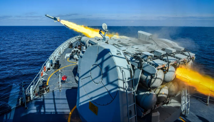 Pakistan Navy showcases missile firepower