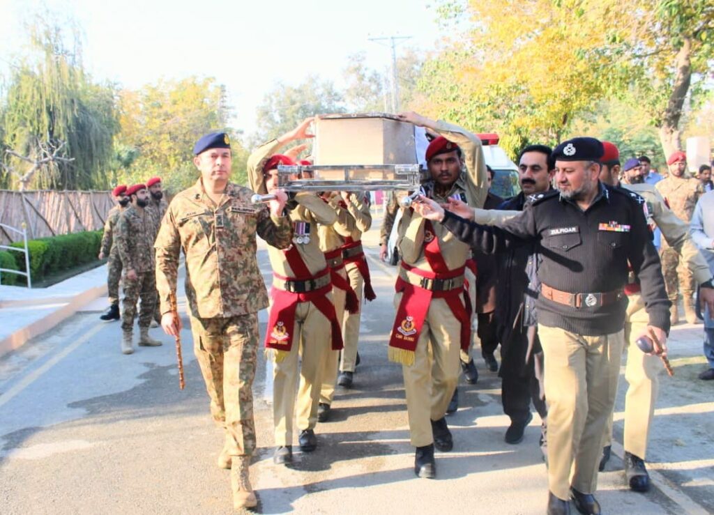 Funeral of the martyred AC and policemen offered