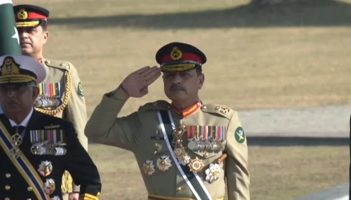 Guard of Honour presented to CDF Field Marshal Asim Munir