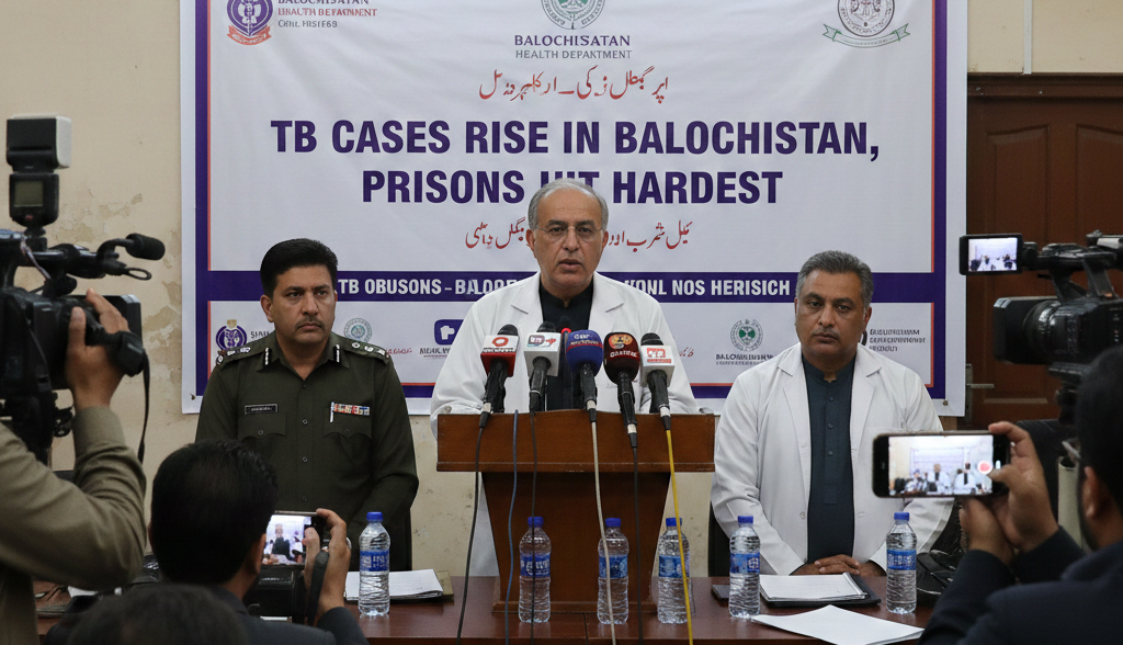 TB Cases Rise in Balochistan, Prisons Hit Hardest